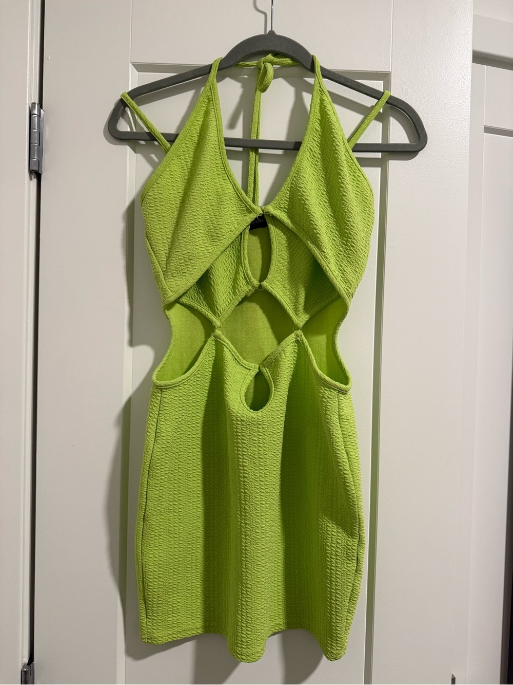 Lime Green Strappy Dress